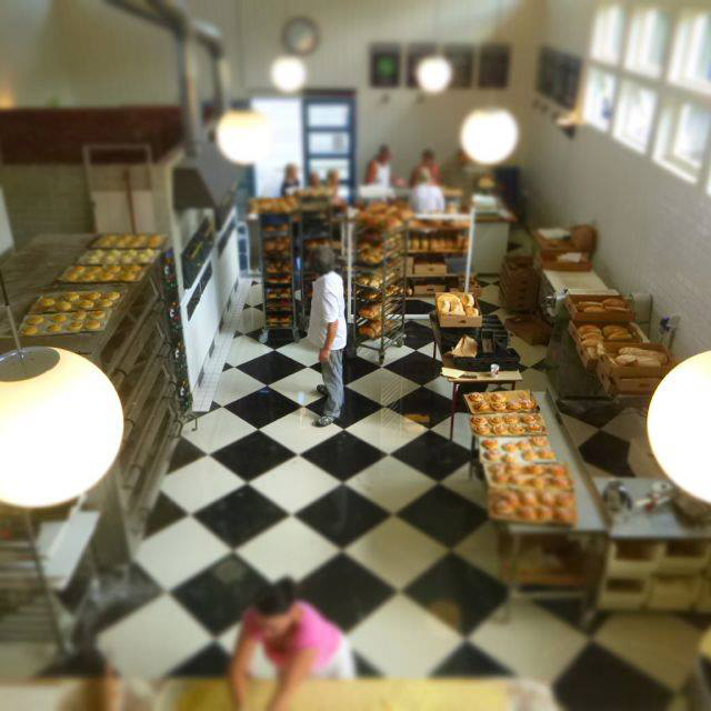 interior of bakery