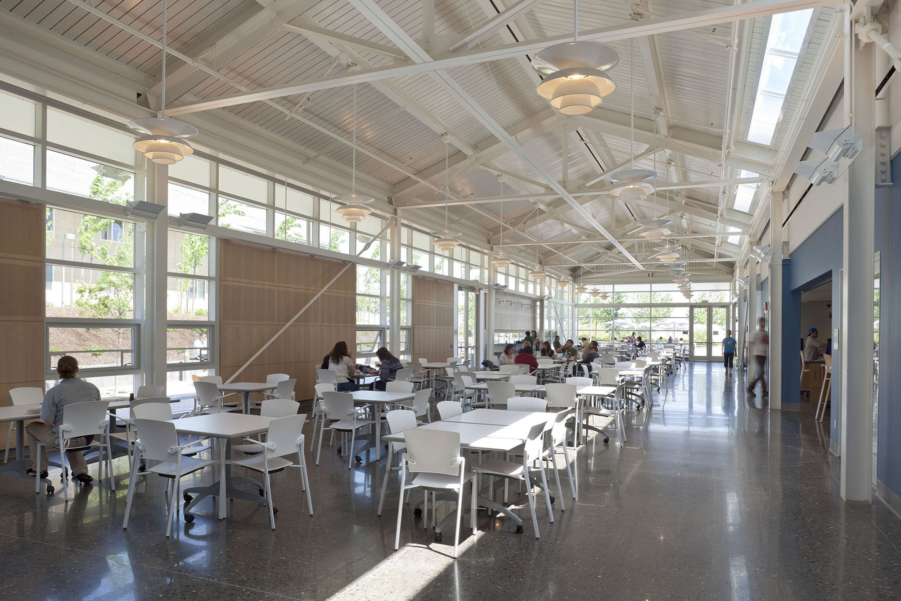 interior view of dining hall